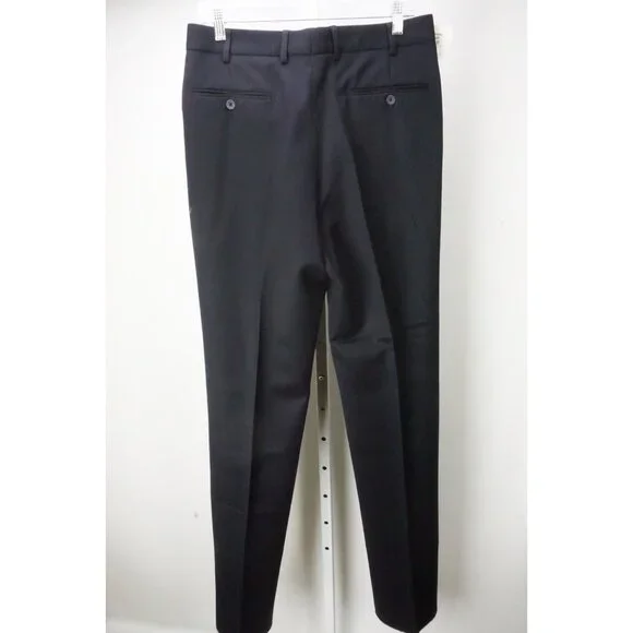 Burberry London Dark Blue 100% Cotton Mens Pants Trousers Sz 54 EU NEW